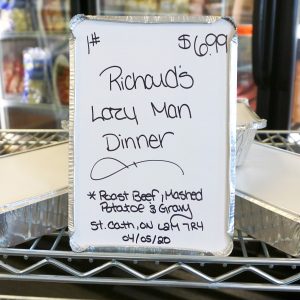 Lazy Man Dinner - Roast Beef and Mashed Potatoes and Gravy