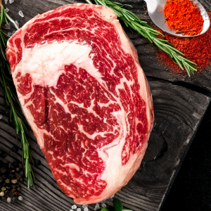 Rib Eye Steak - Raw - Richard's Fine Meats - 260 Lakeshore Road - St Catharines - ON - 289-362-1792